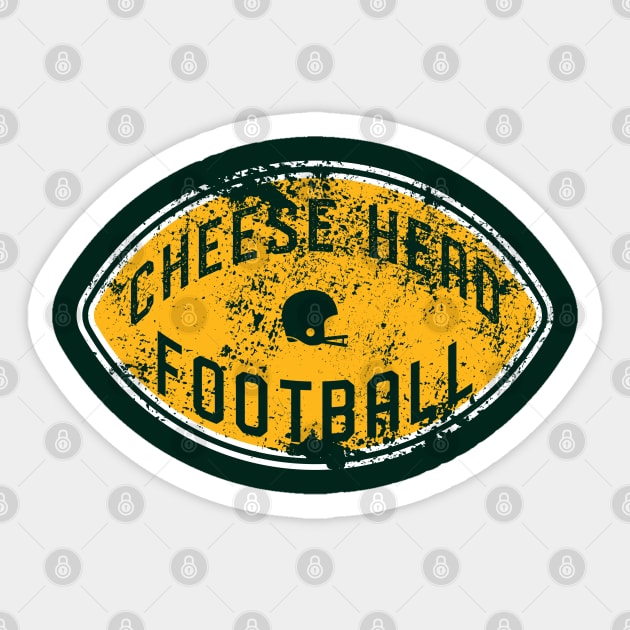 Cheese Head Football Sticker by Samson_Co
